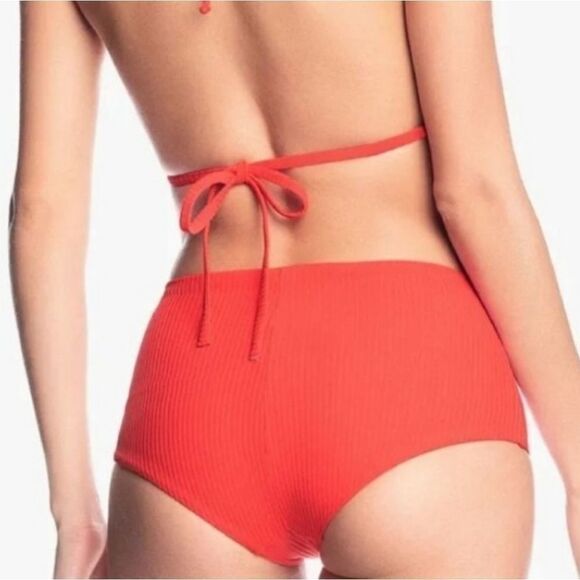 Maaji Women's Lil Grom Cayenne Red Bardot Reversible Full Bikini Bottom size sma - Picture 3 of 7